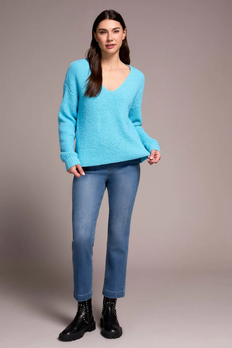 Tribal Soft Touch Drop Shoulder V-Neck Sweater