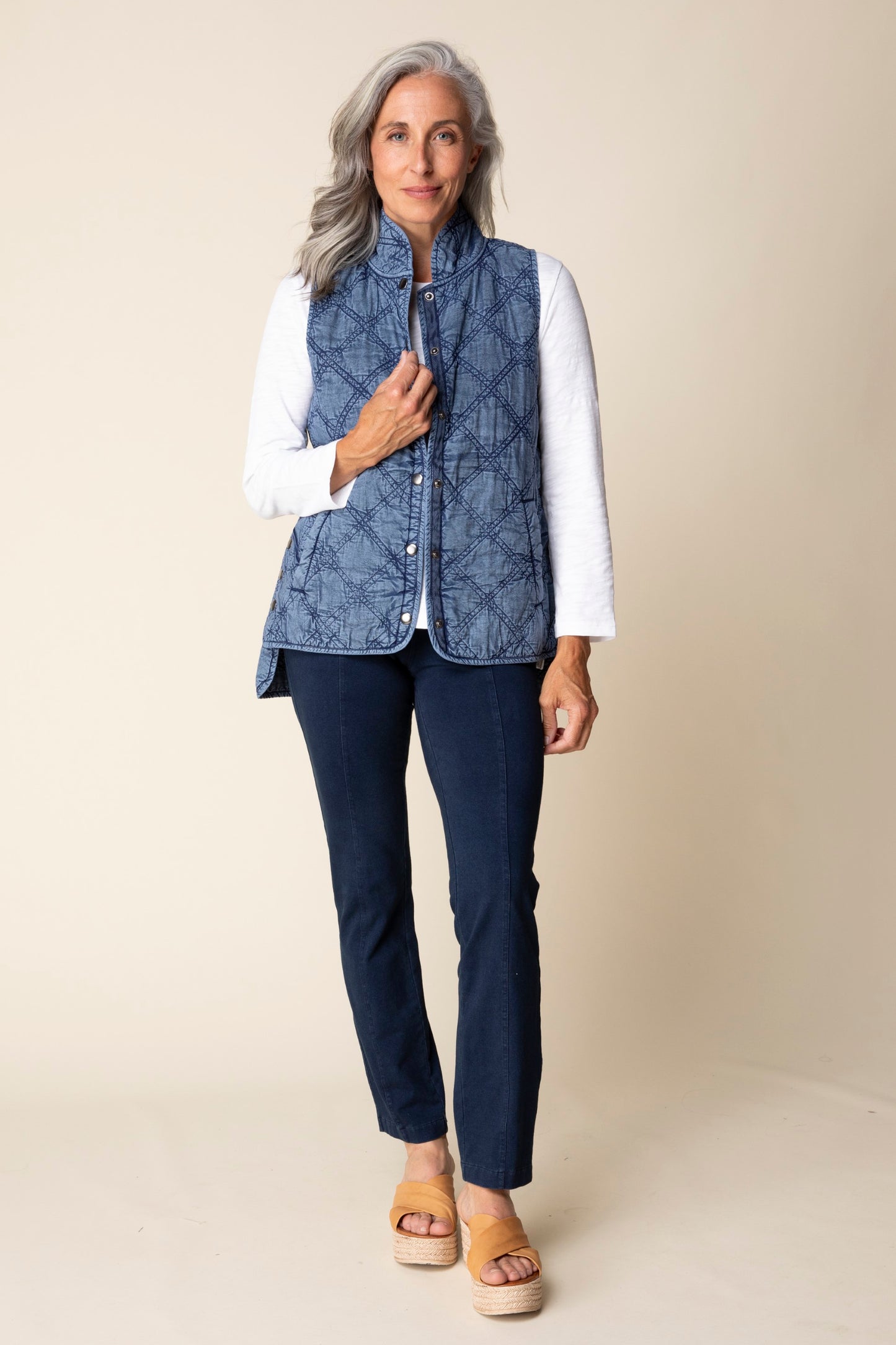 Habitat Washed Quilt Cotton Vest