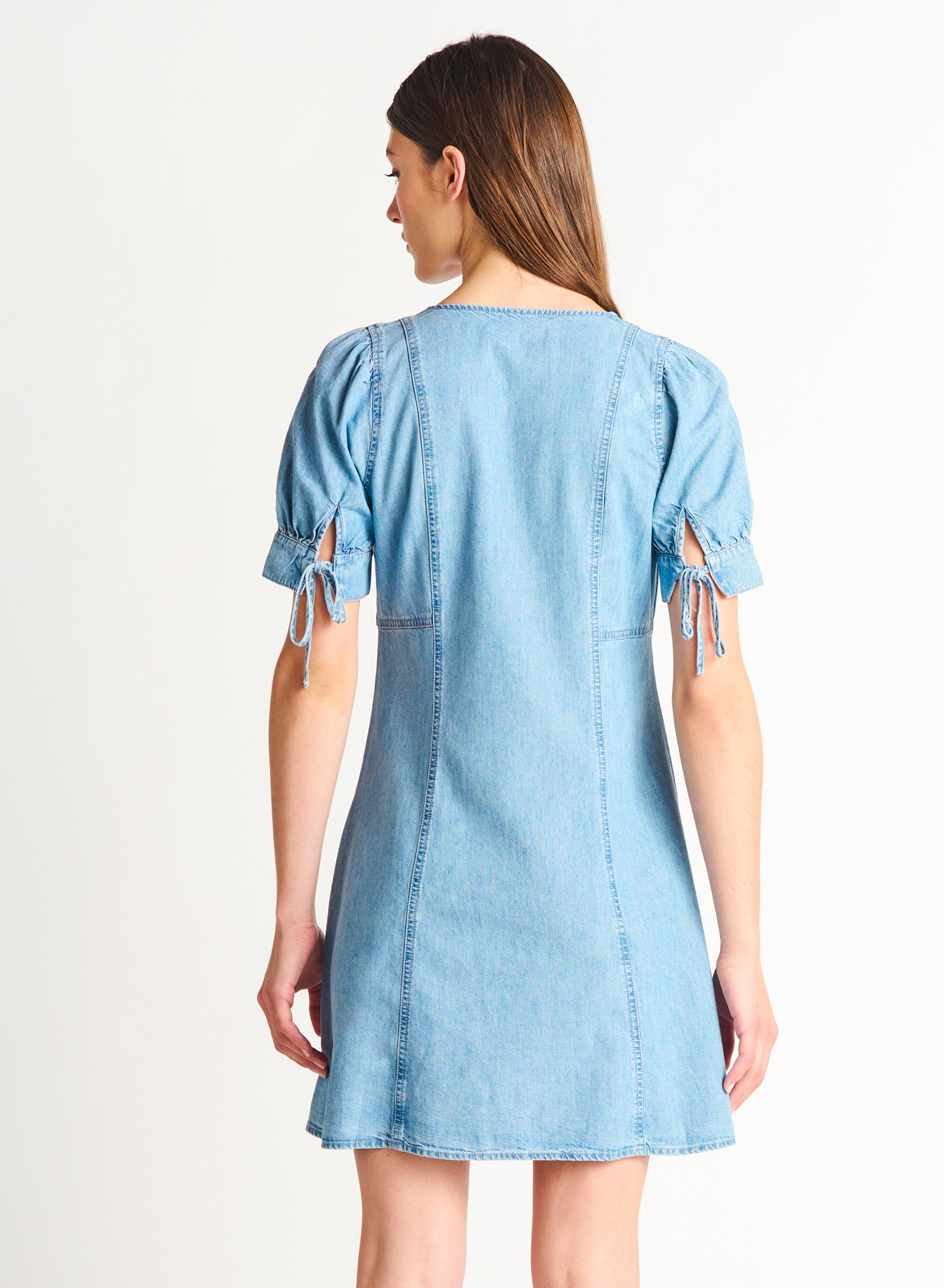 Dex Button Front Midi Dress