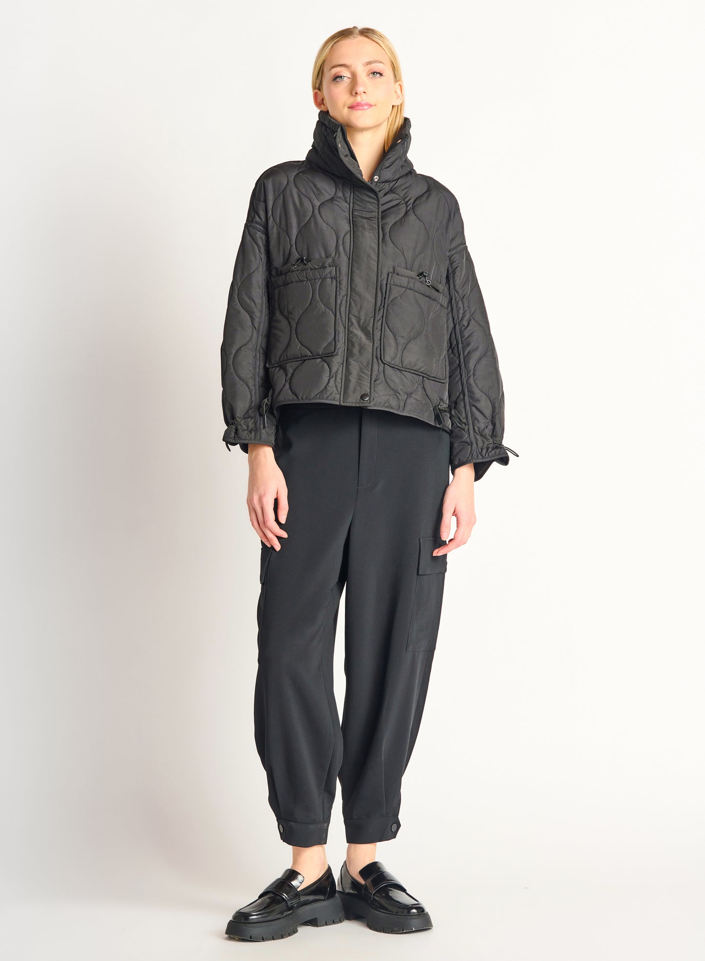 Dex Quited Drawstring Puffer Coat