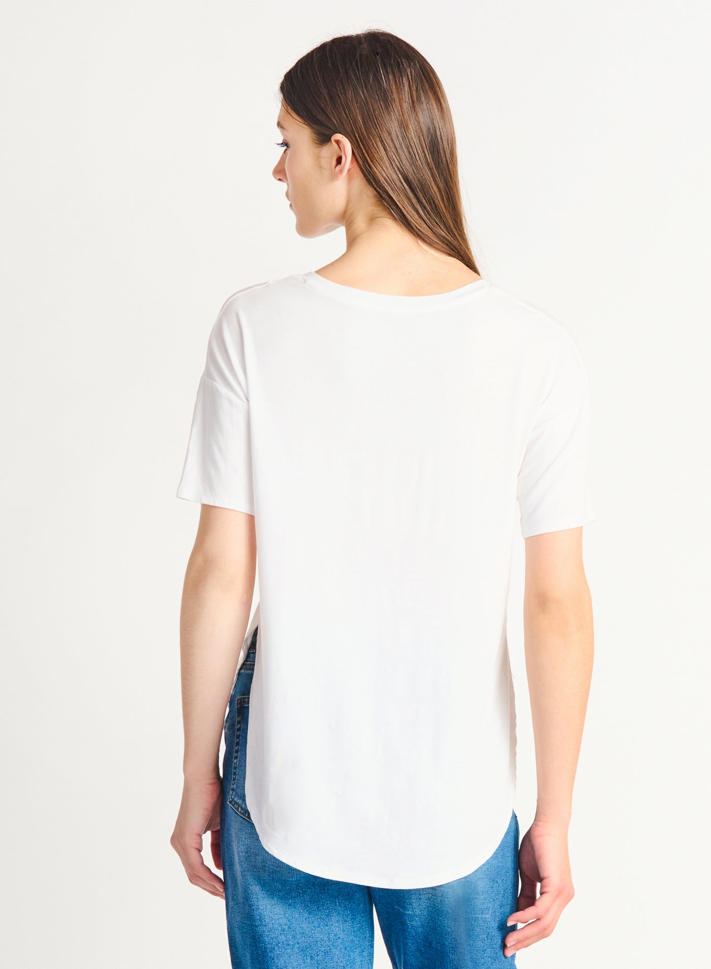 Dex Rounded Hem Tee