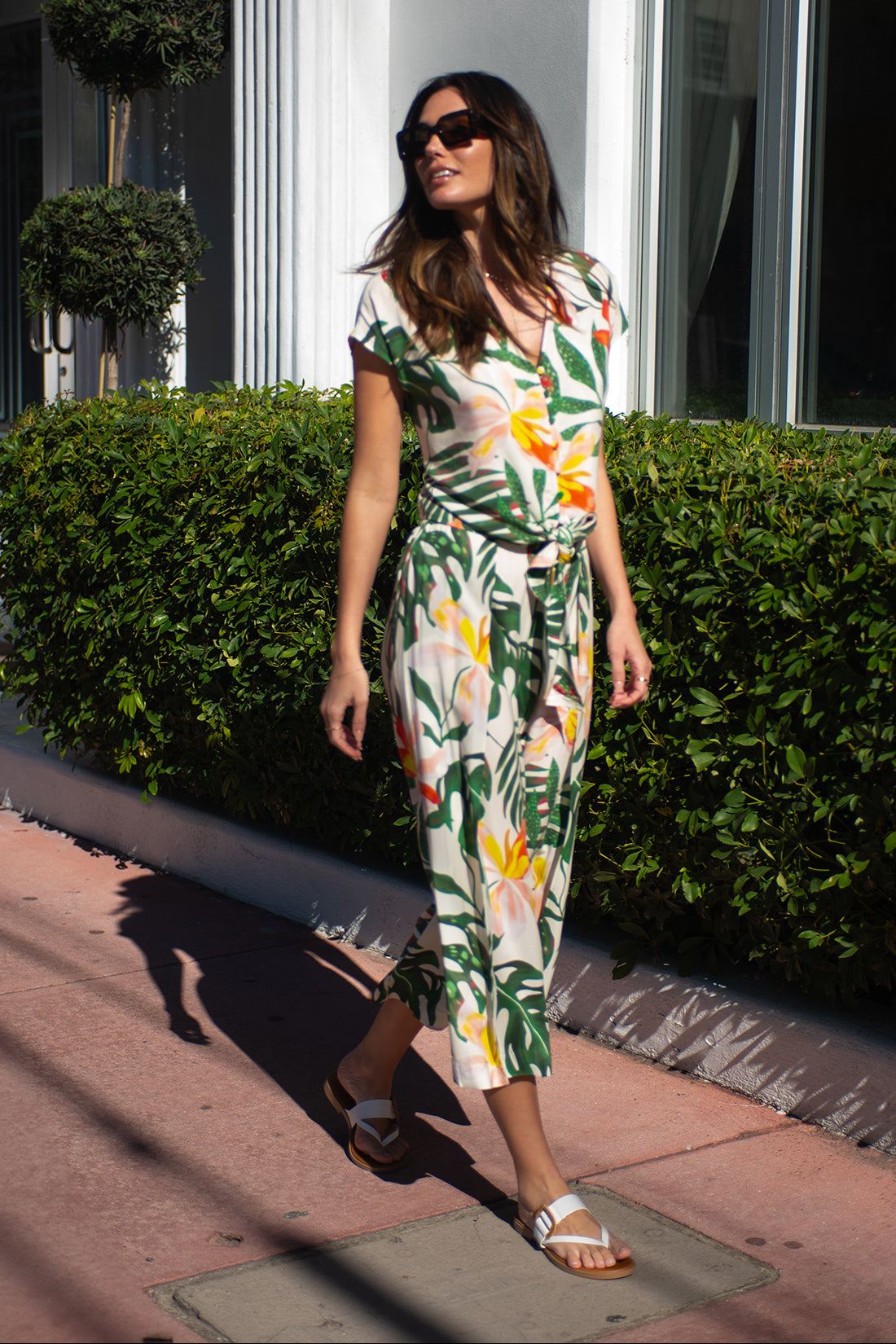 Tribal Wrap Pant With Flat Front