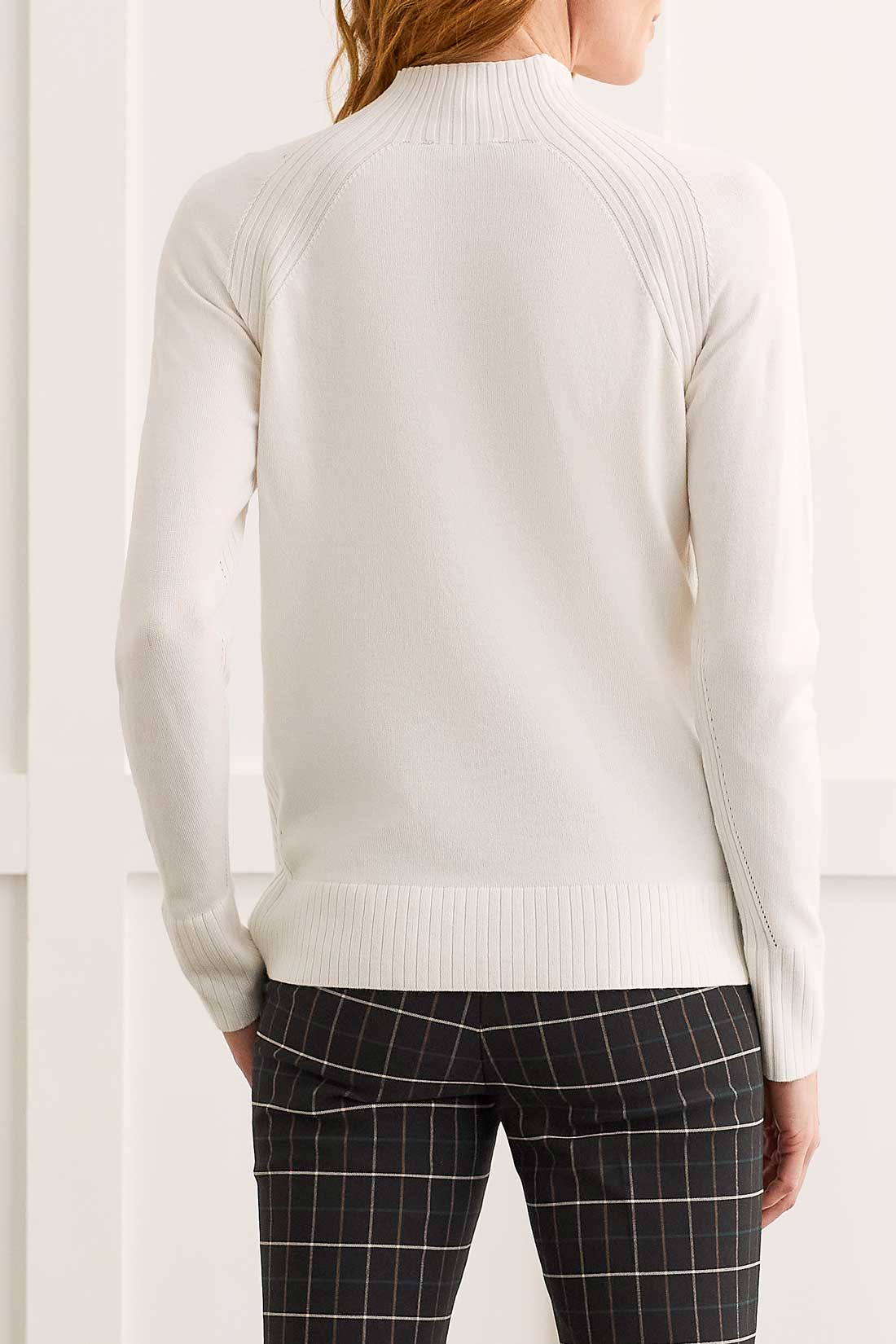 Tribal Long Sleeve Funnel Neck Sweater