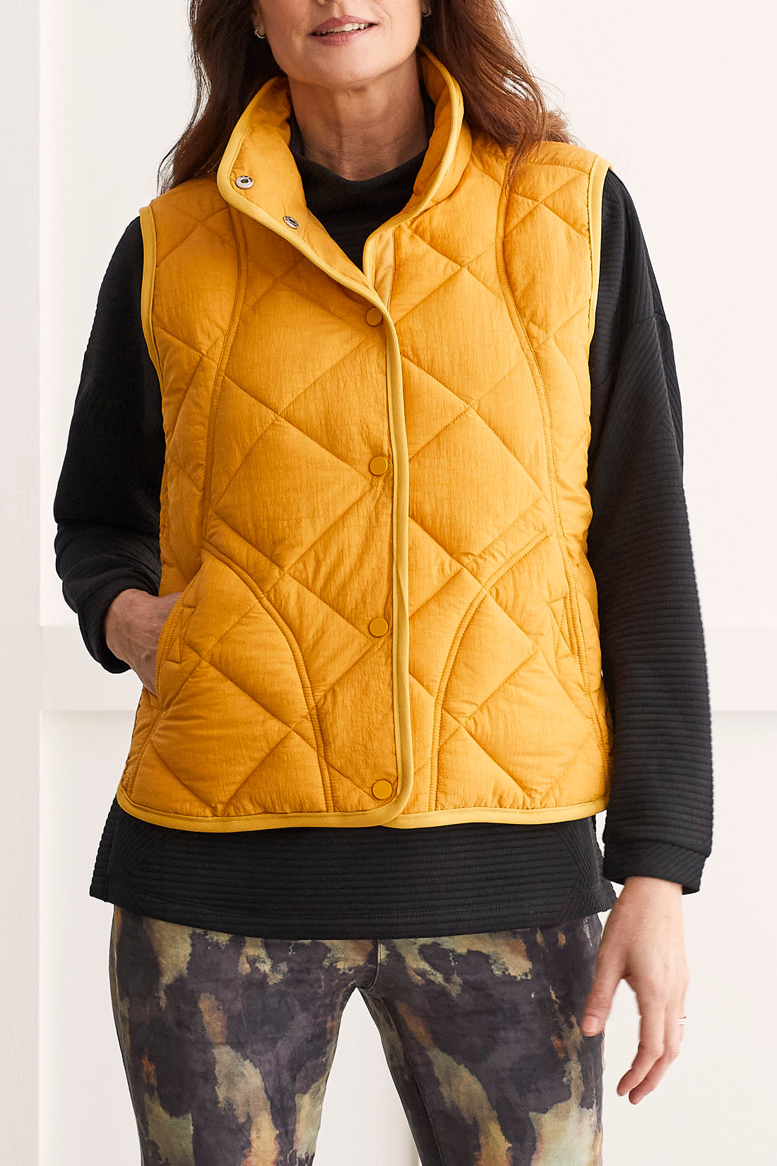 Tribal A-Line Puffer Vest