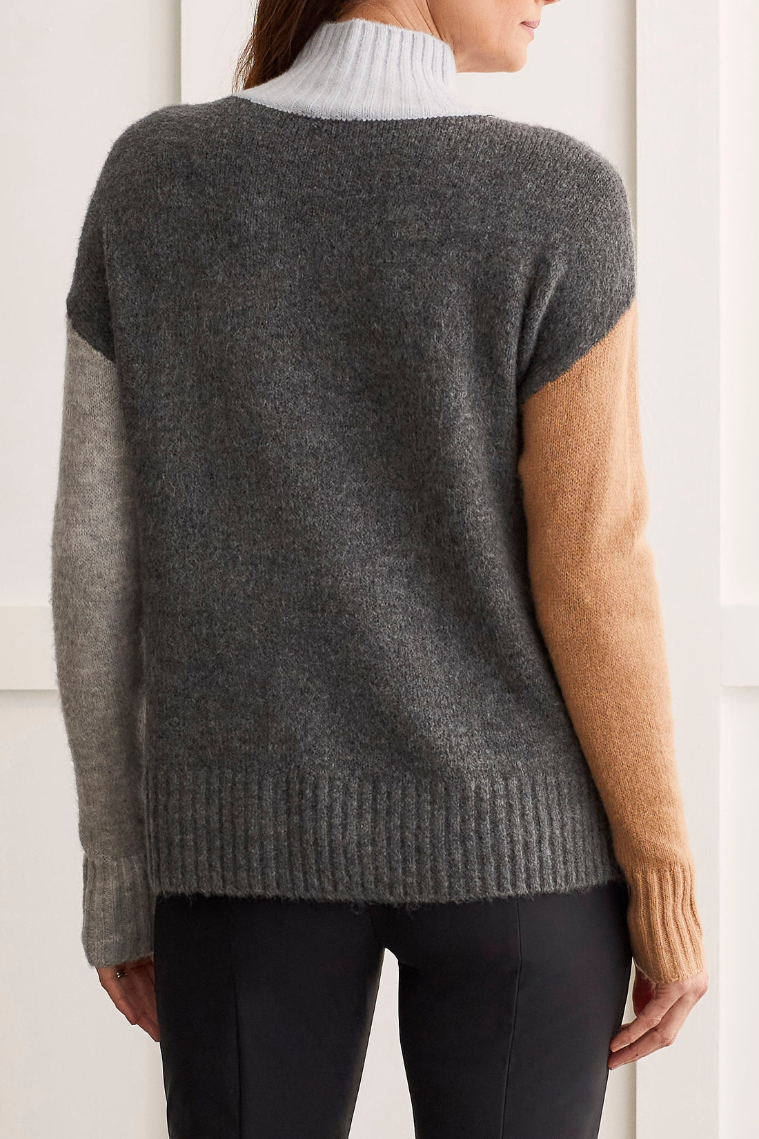 Tribal Mock Neck Sweater