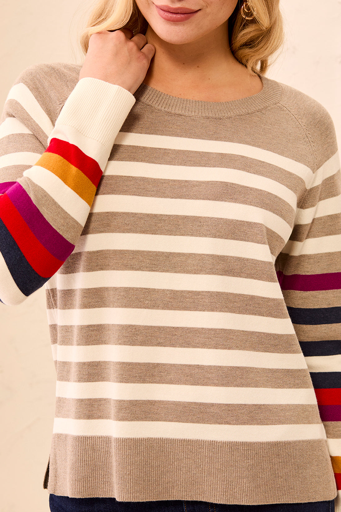 Tribal Crew Neck Sweater