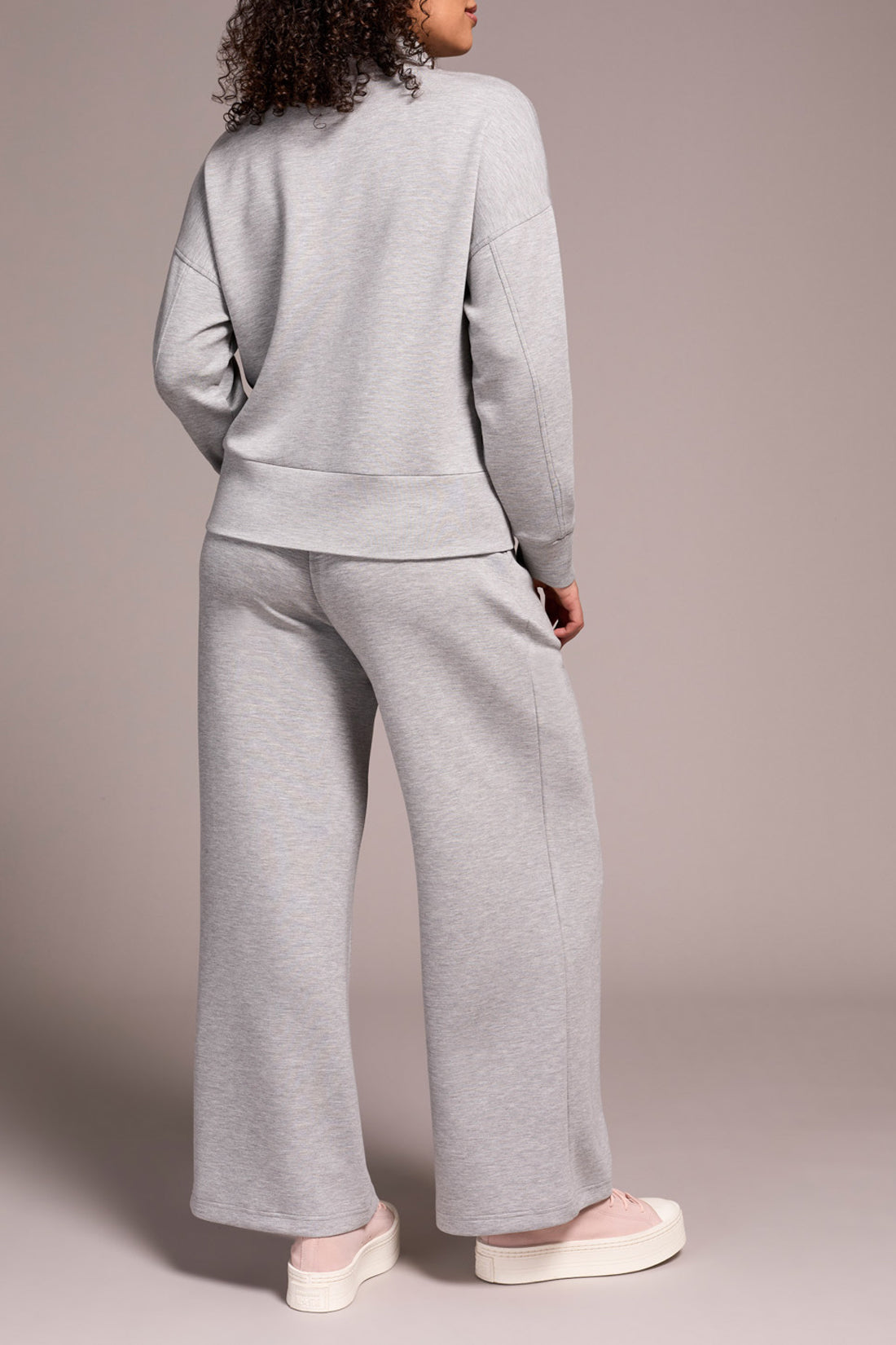 Tribal Long Sleeve Funnel Neck Top