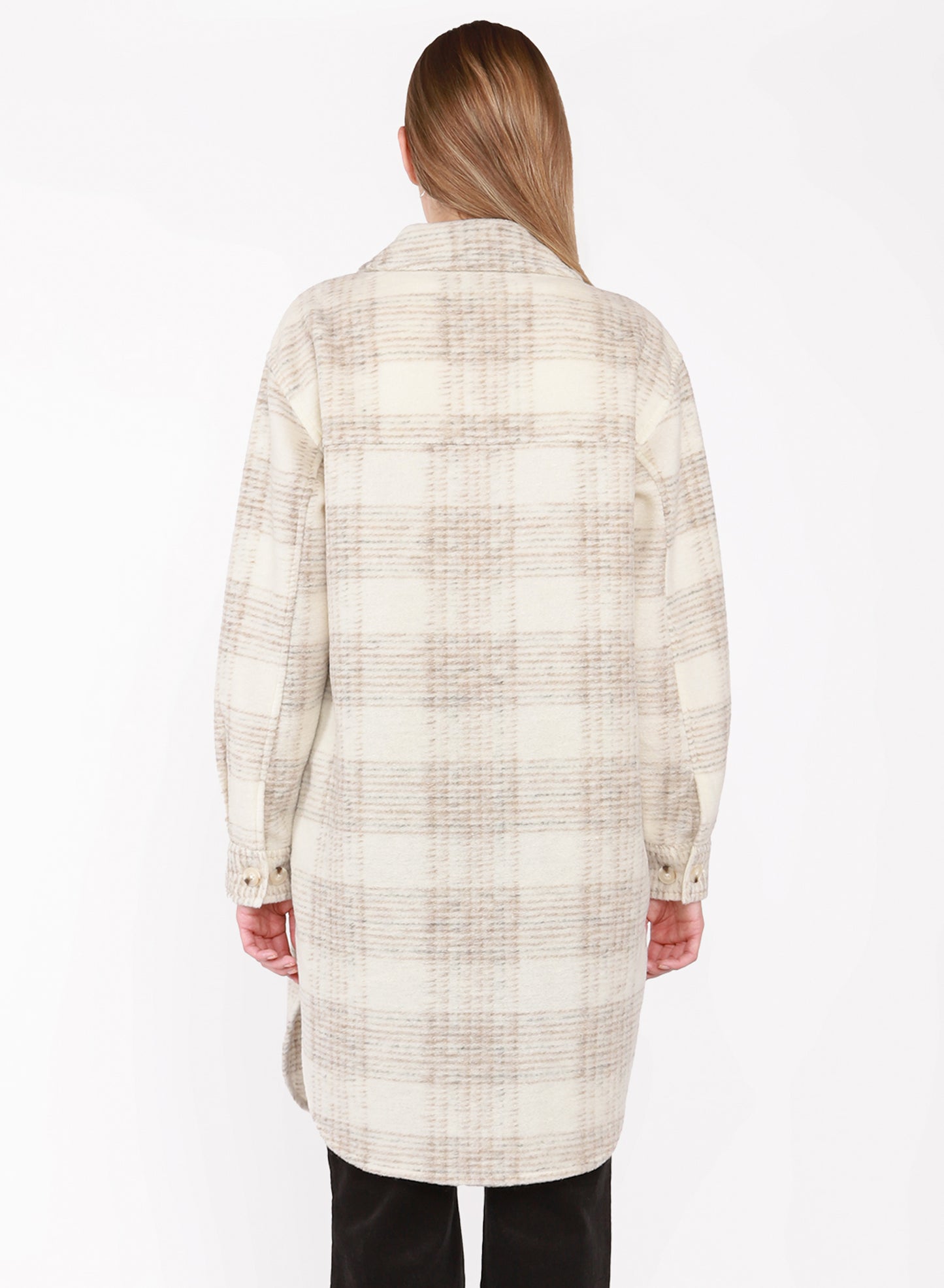 Dex Longline Plaid Shacket