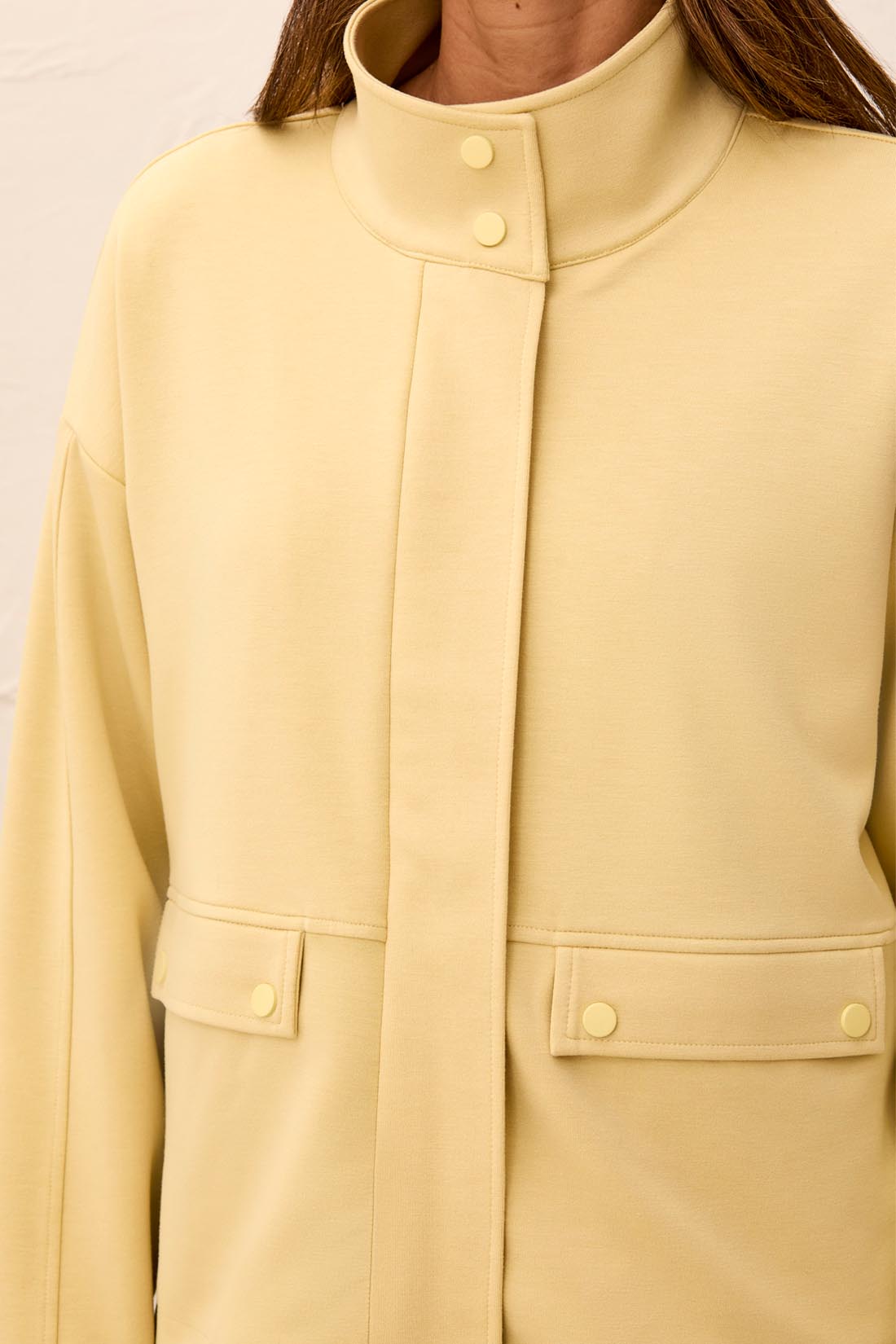 Tribal Zip Front Coat With Lining