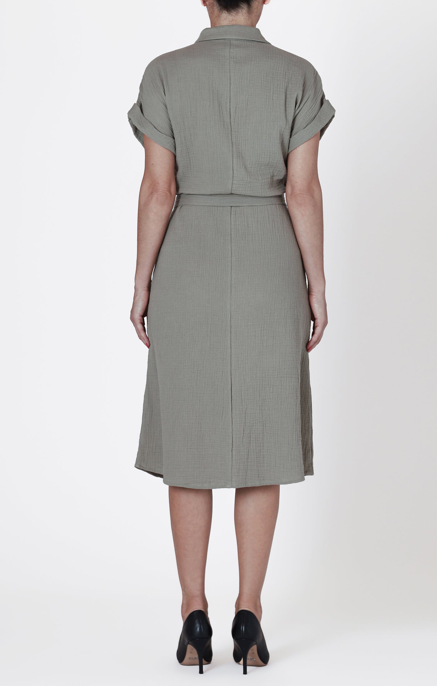 Room 34 Utility Shirt Dress