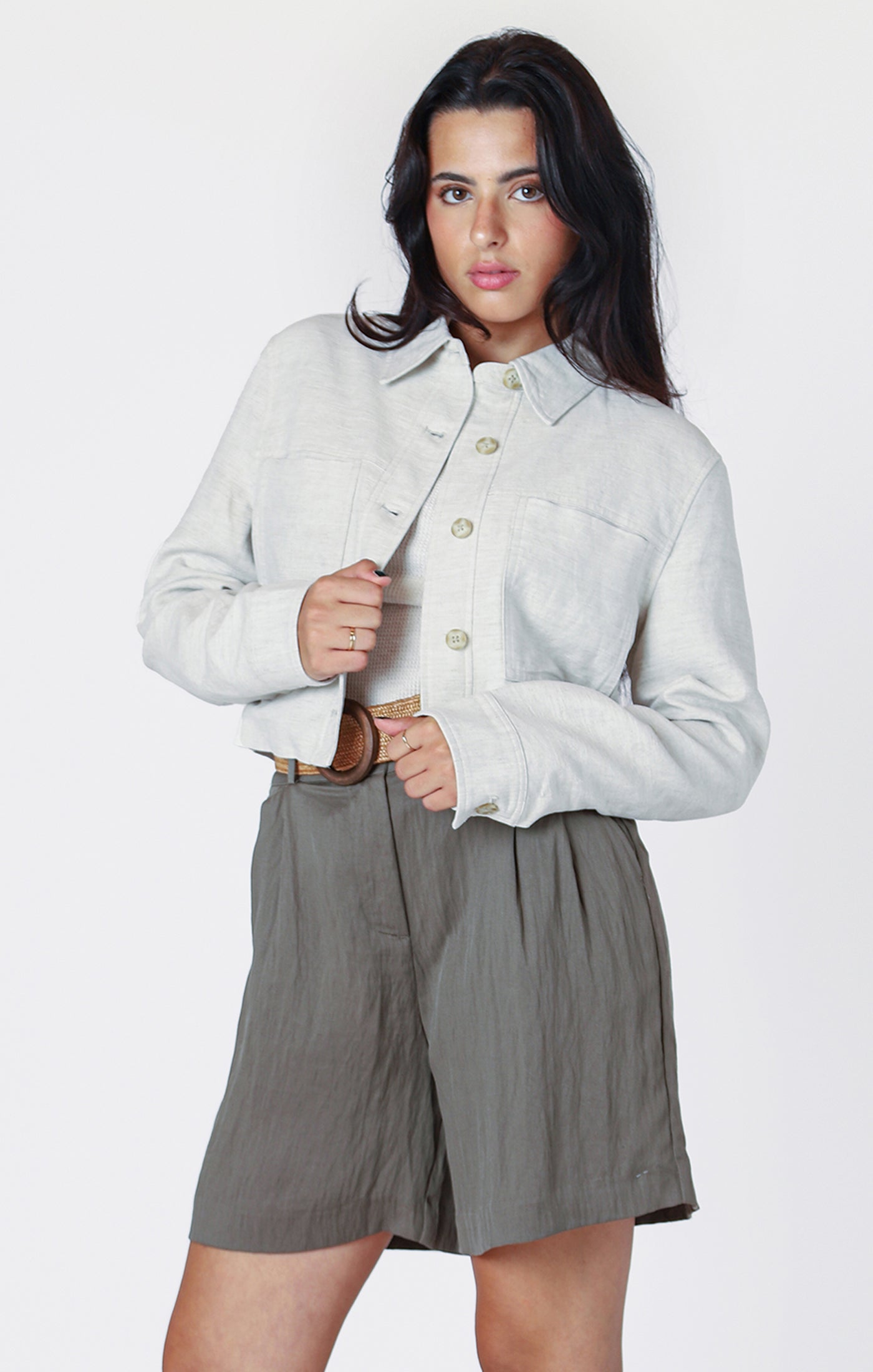 Room 34 Cropped Utility Jacket
