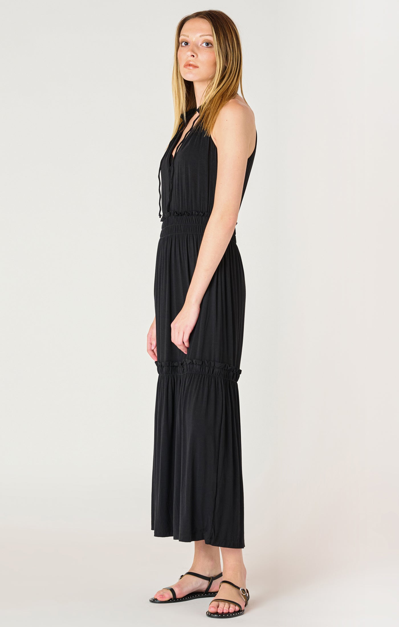 Dex Soft Tiered Mid Dress