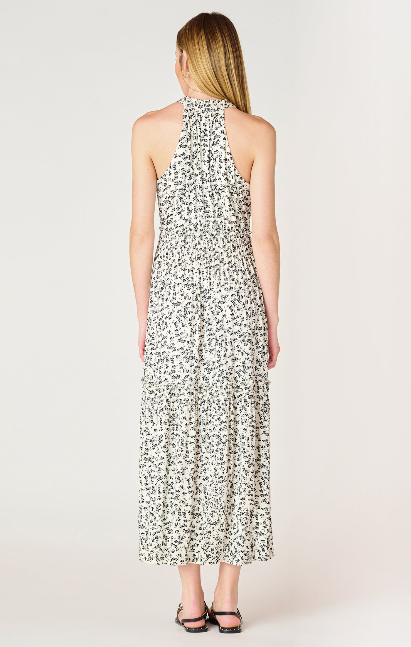 Dex Soft Tiered Midi Dress
