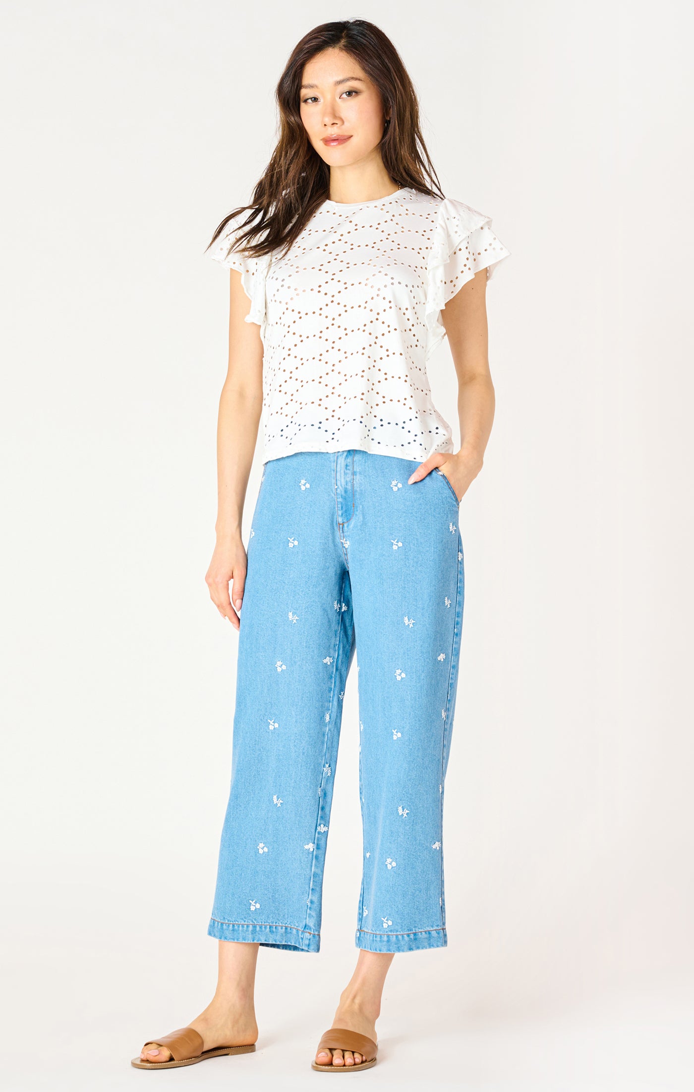 Dex Eyelet Top