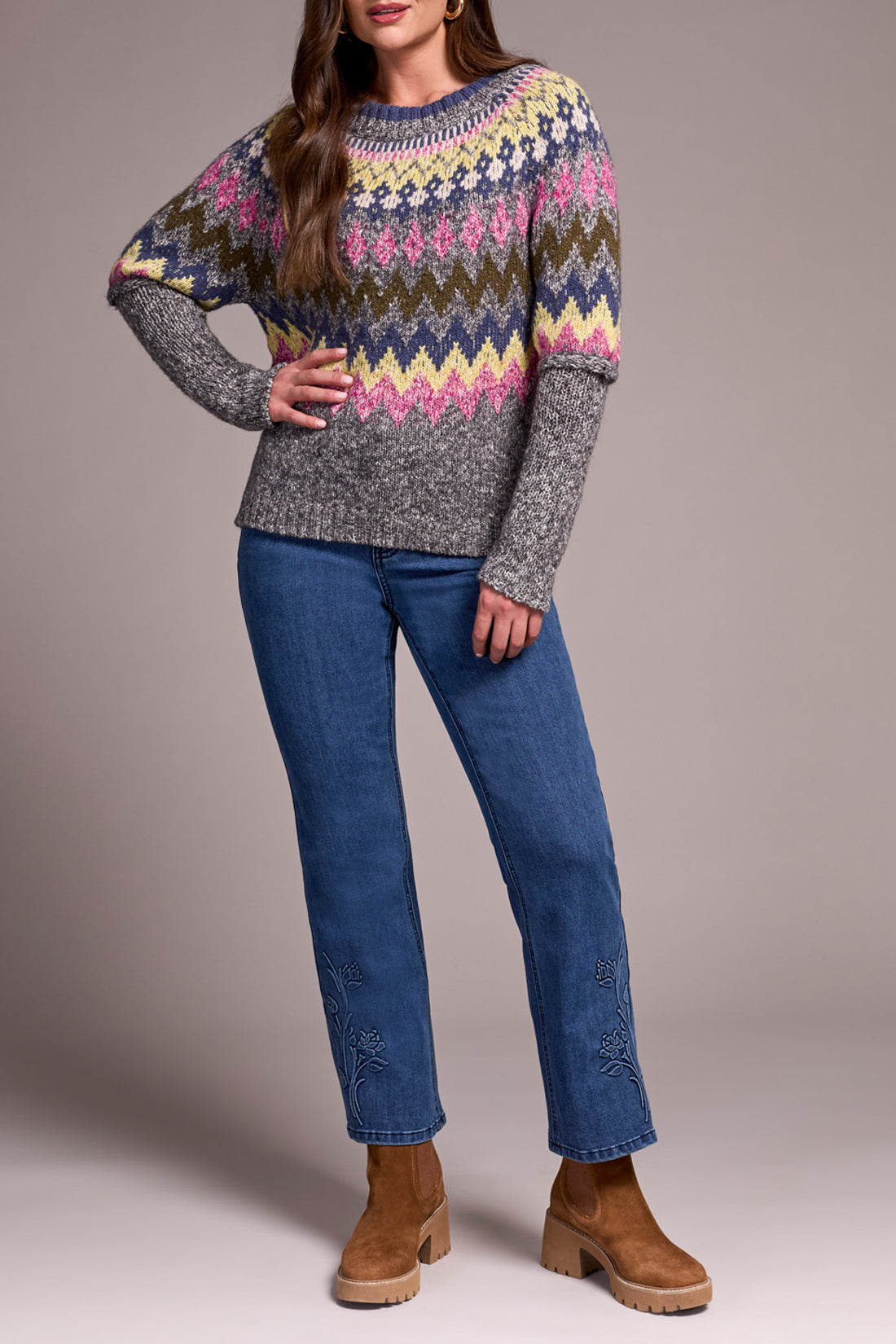 Tribal Intarsia Sweater