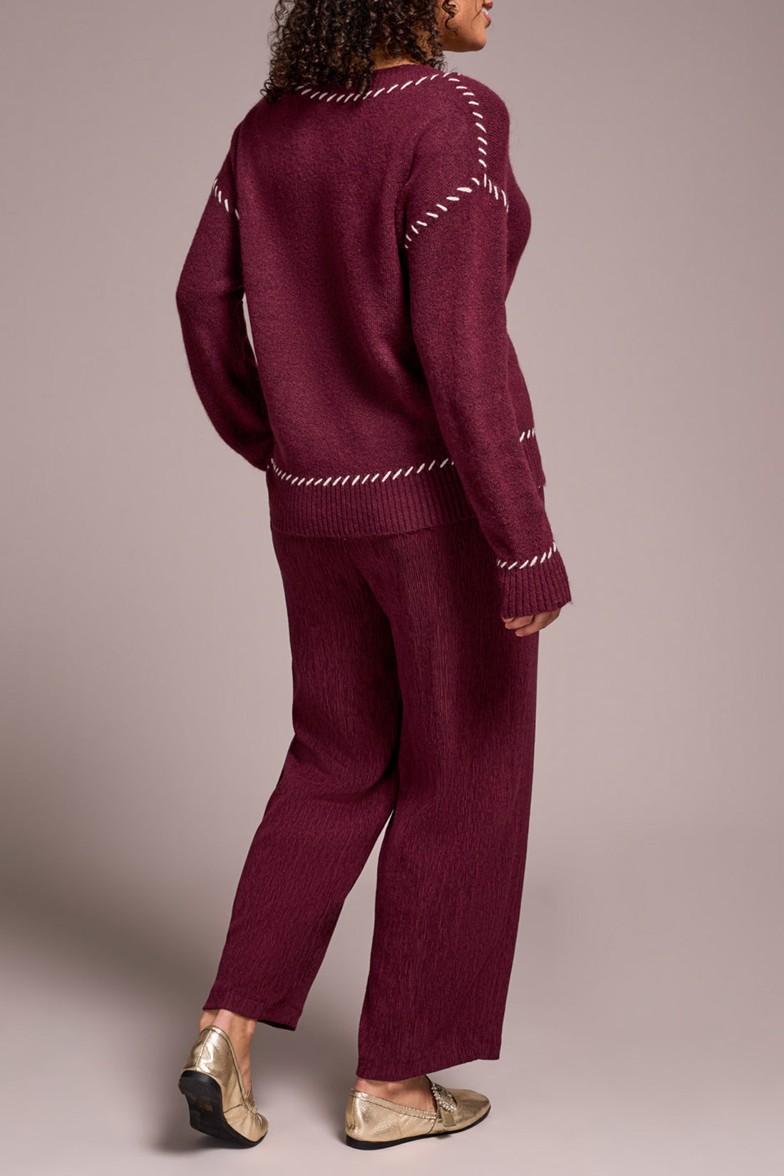 Tribal Long Sleeve Crew Neck Sweater