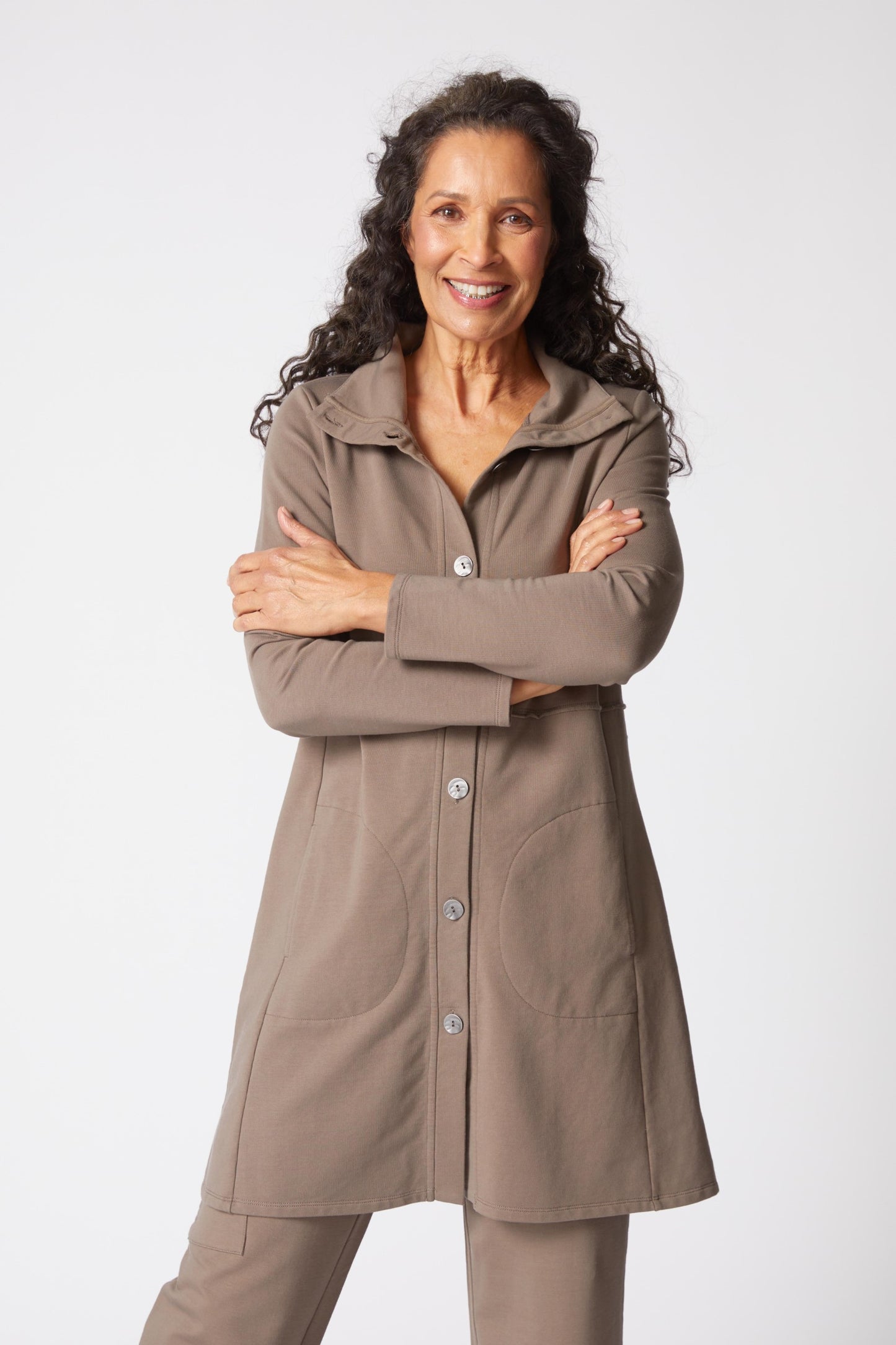 Habitat French Terry Car Coat
