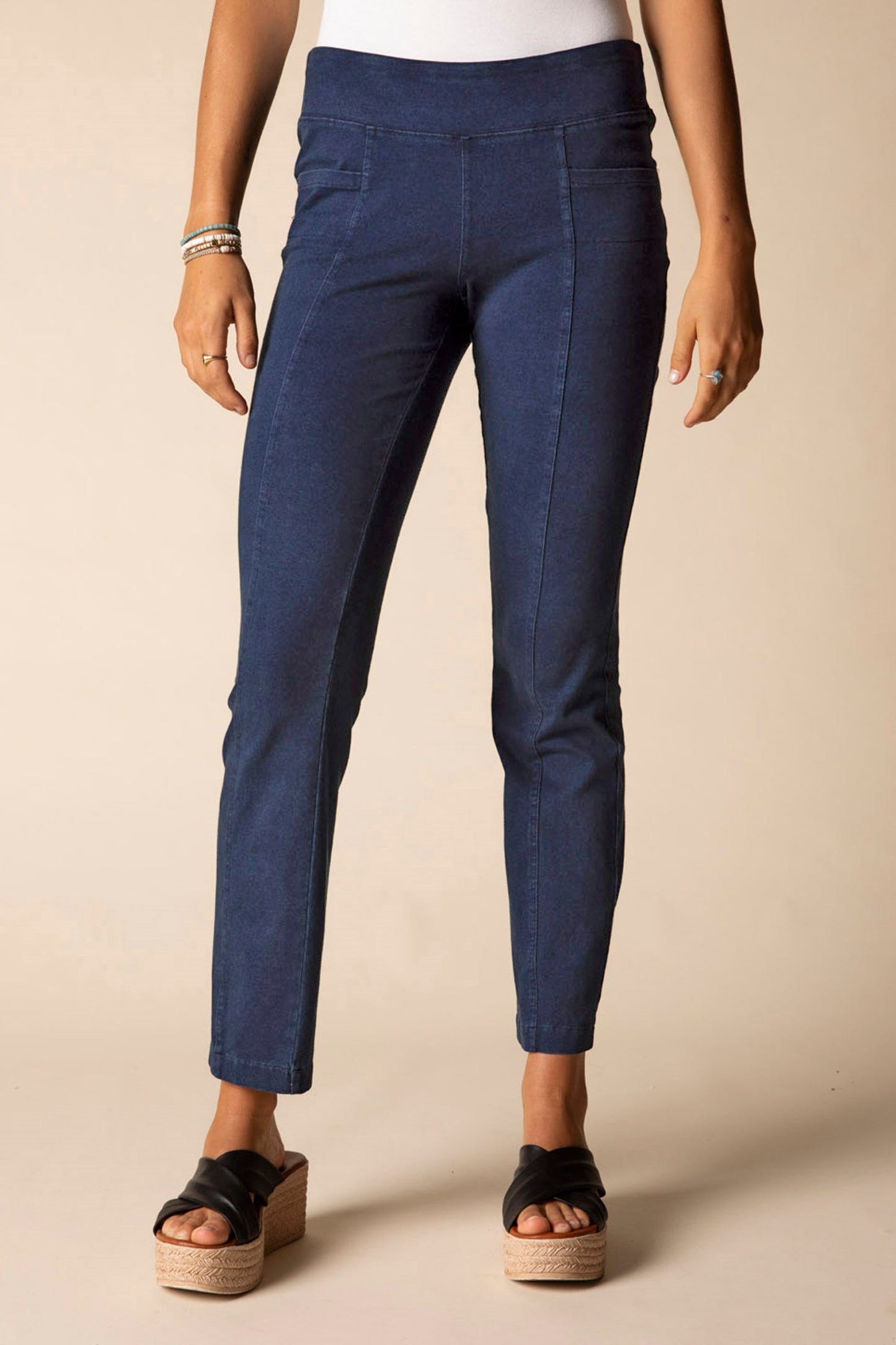 Habitat Stonewash Knit Straight Pant