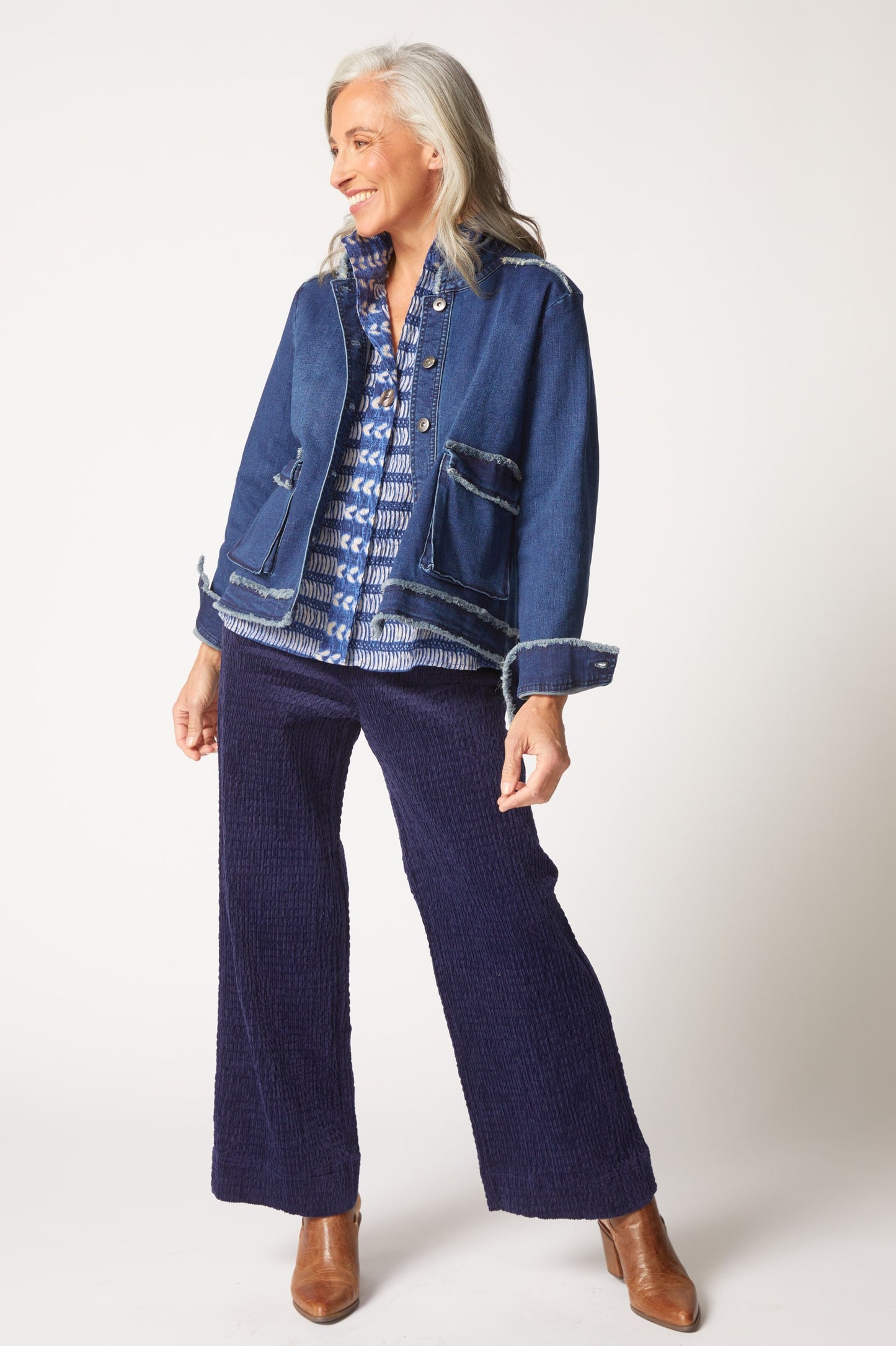 Habitat Stretch Canvas Fringe Jacket