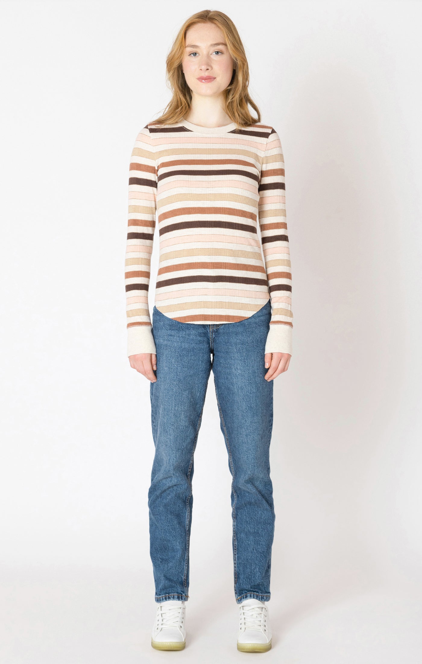 Dex Ribbed Crewneck Tee