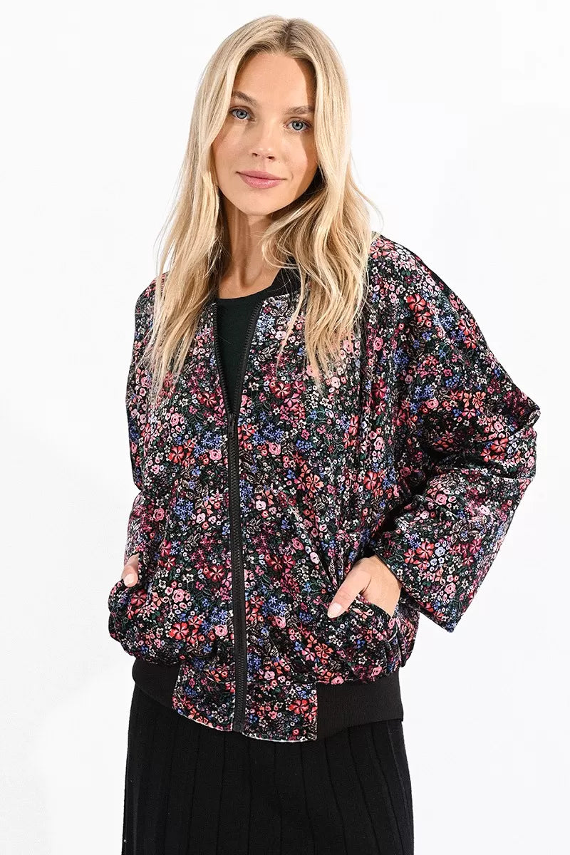 Molly Bracken Velvet Teddy Jacket