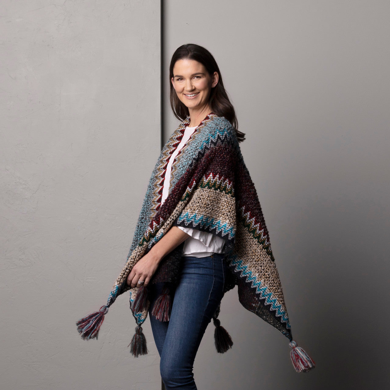 ZigZag Boucle Kimono
