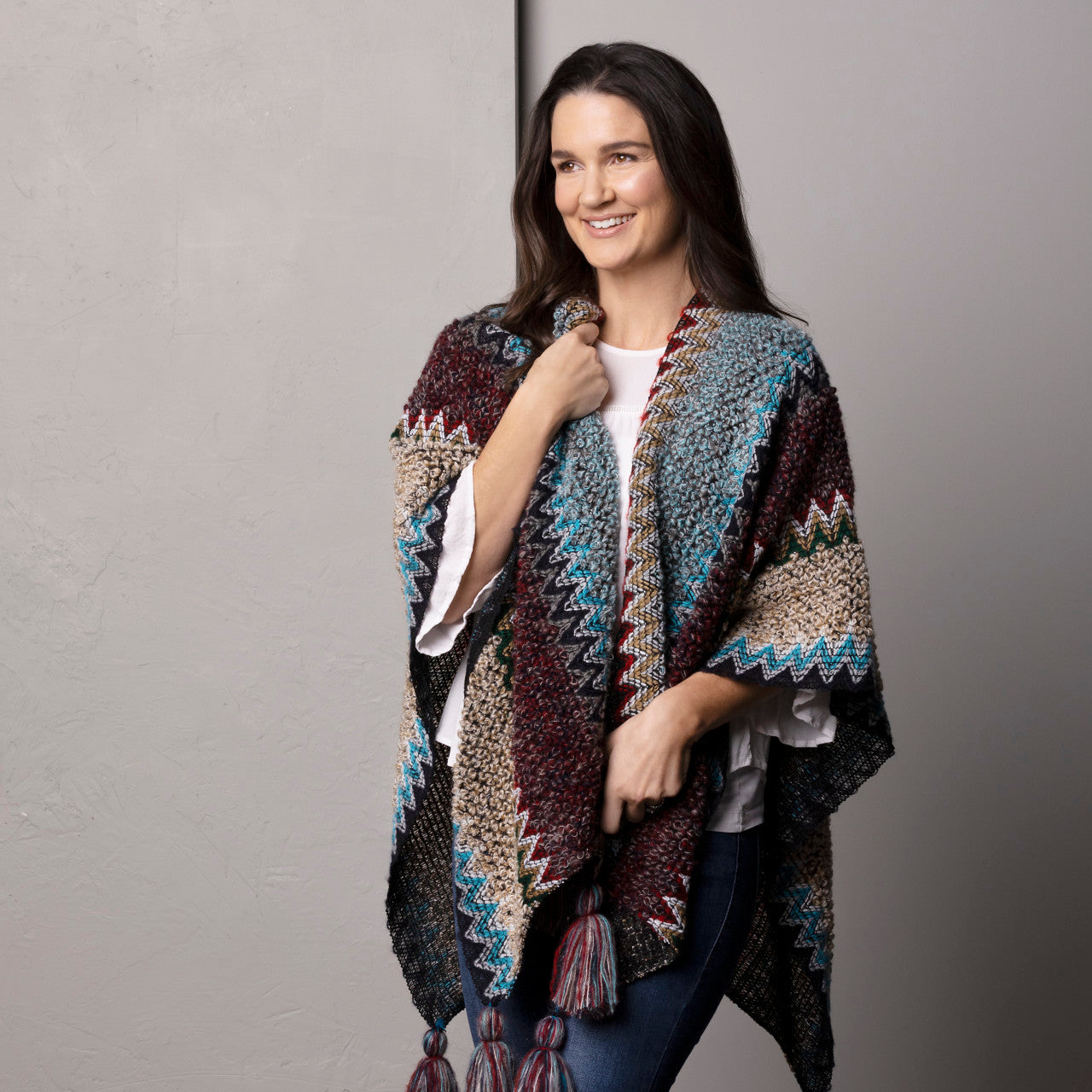 ZigZag Boucle Kimono