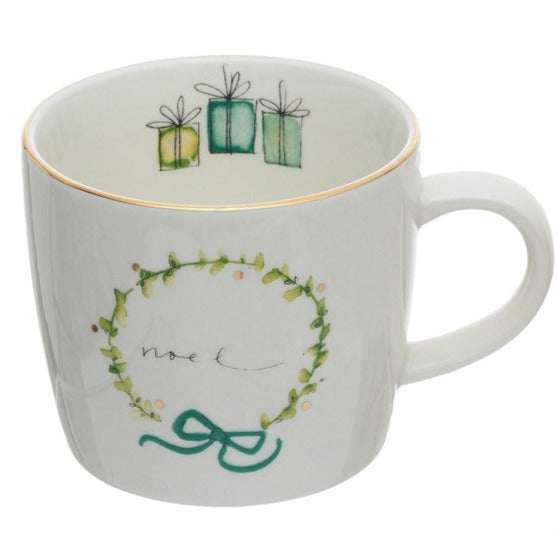 Christmas Stoneware Mugs