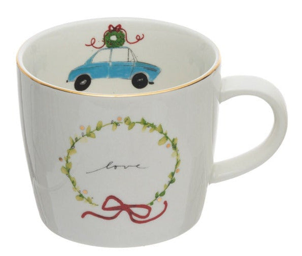 Christmas Stoneware Mugs