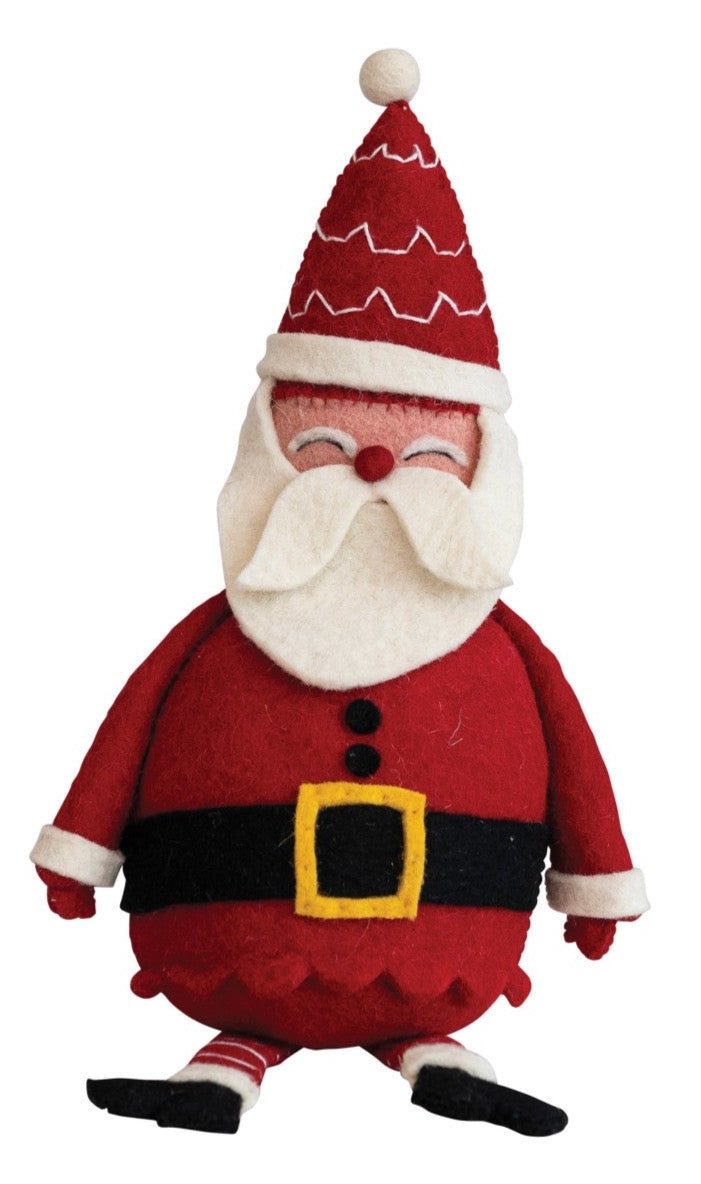 Handmade Wool Felt Santa/Snowman