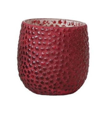 Mosaic Glass Votive Holder With Stars