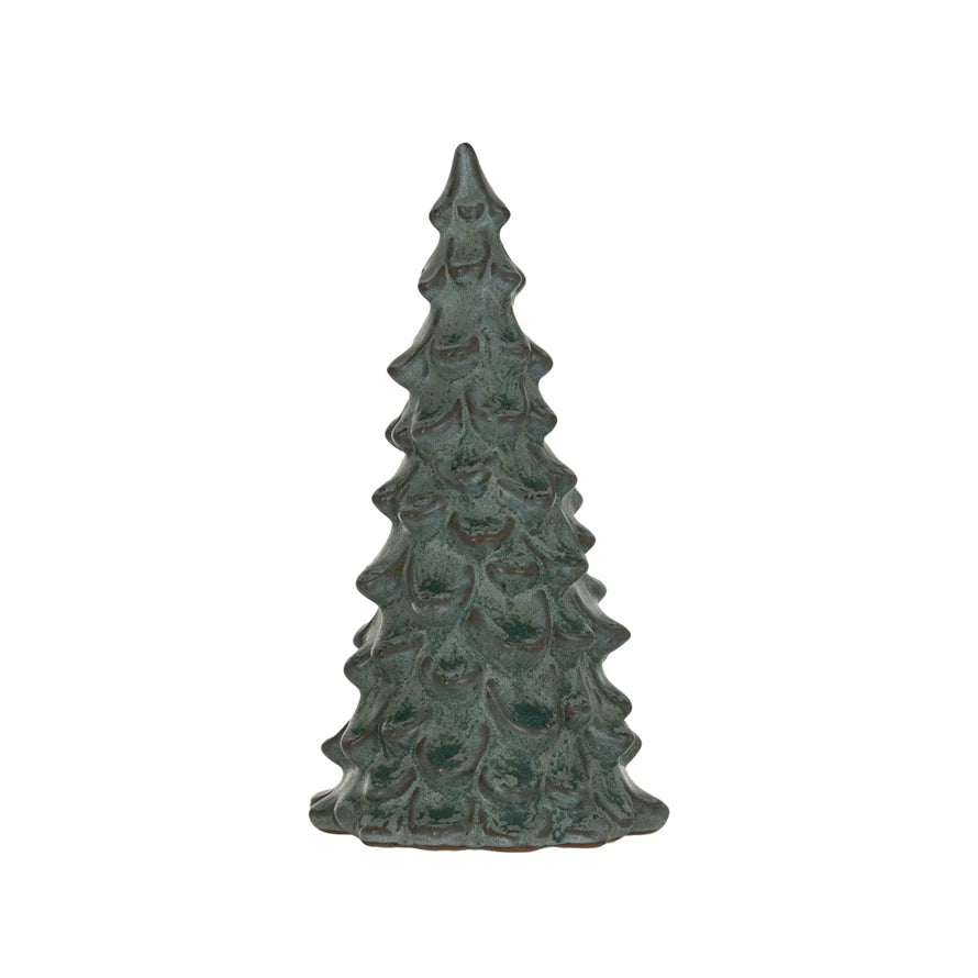Stoneware Tree With Reactive Glaze
