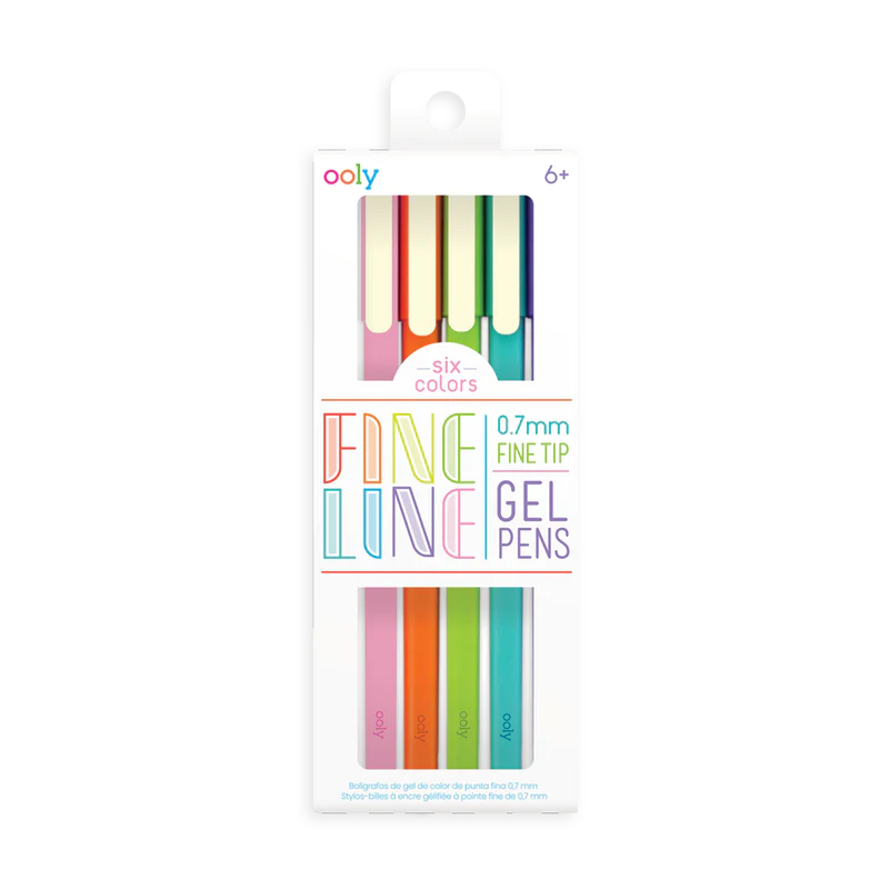 Fine Line Colored Gel Pens