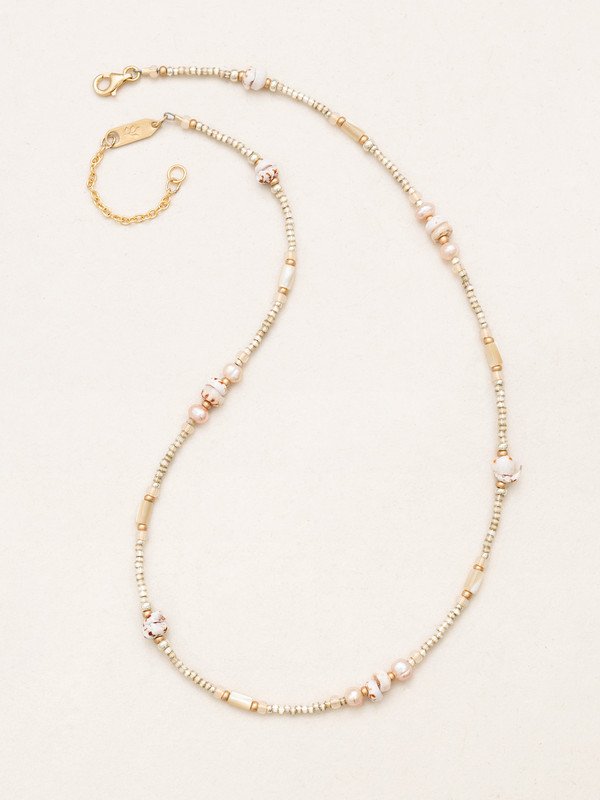 Our Sonoma Glass Bead Necklace is inspired by the luscious landscape of California's Sonoma Wine Country. Holly combines juicy, vibrant colors to create a timeless yet affordable look.