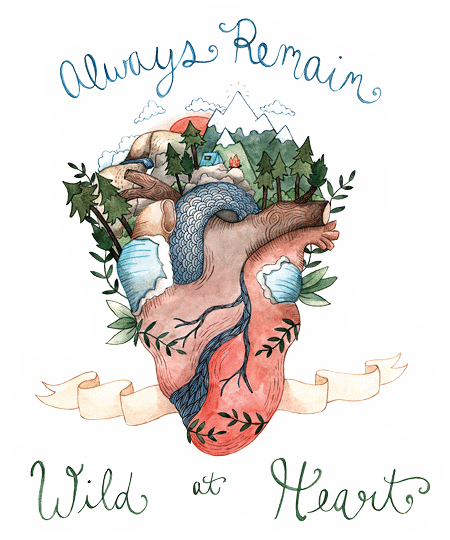 Wild At Heart Vinyl Sticker