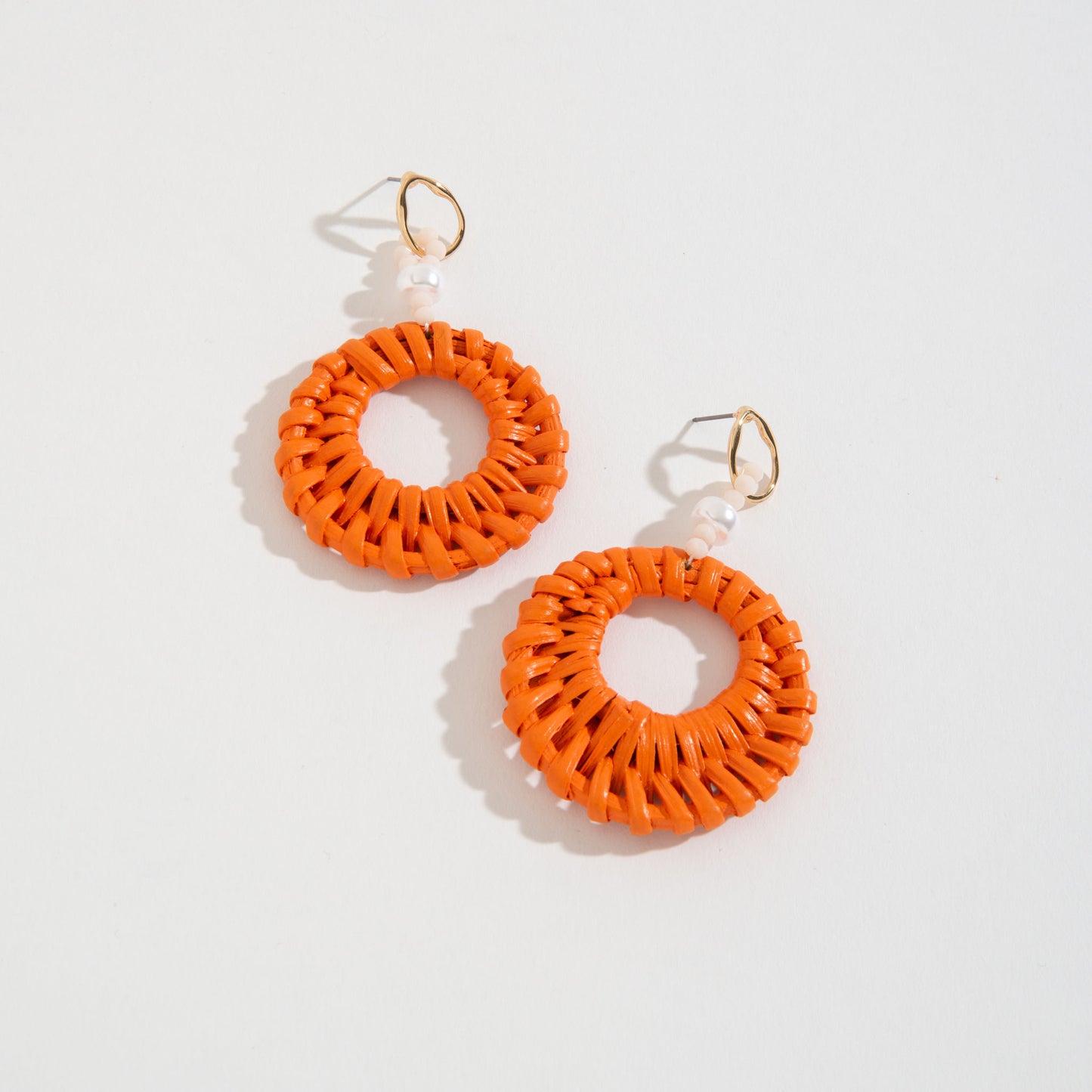 Howards Harper Orange Rattan Drop