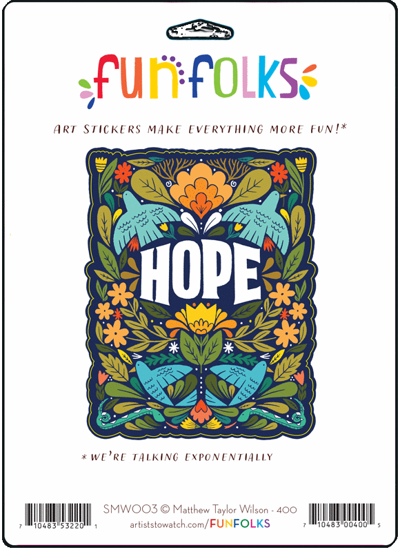Hope Vinyl Sticker