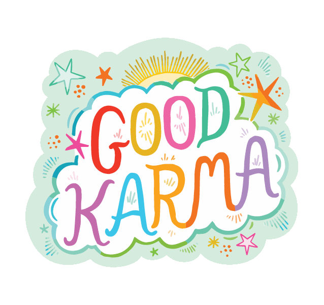 Good Karma Vinyl Sticker