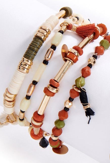 Four Piece Bracelet Set