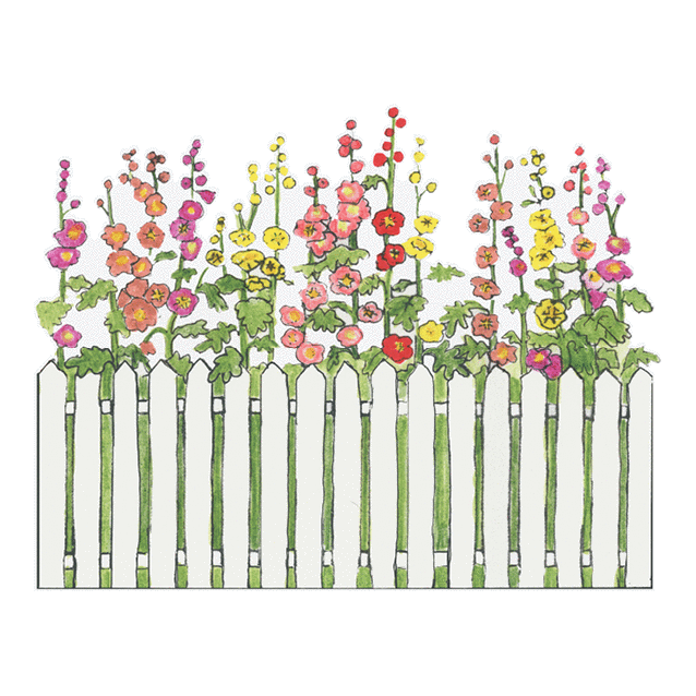 HollyHocks Vinyl Sticker
