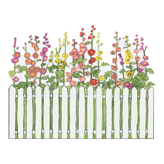 HollyHocks Vinyl Sticker