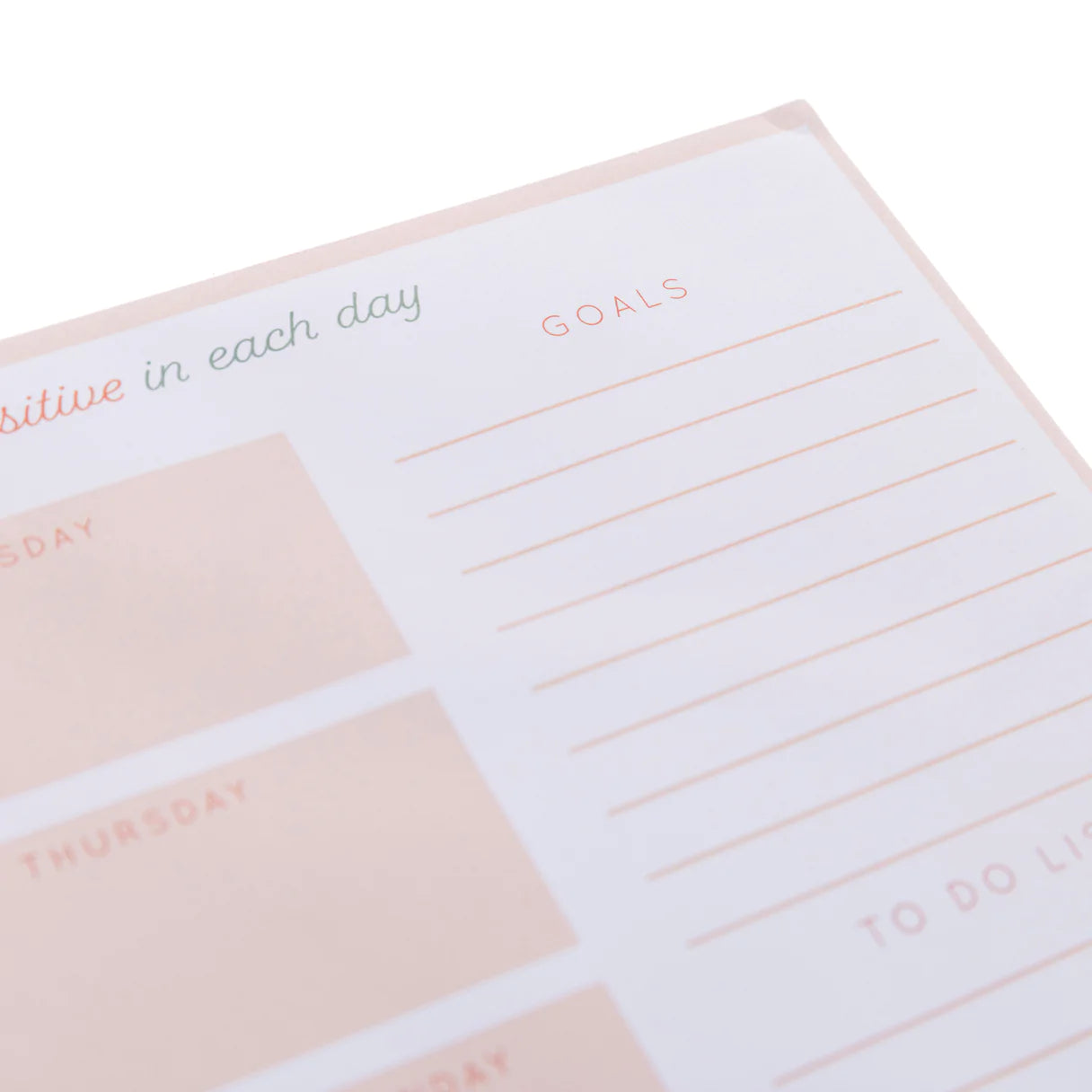 Positivity Weekly Deskpad