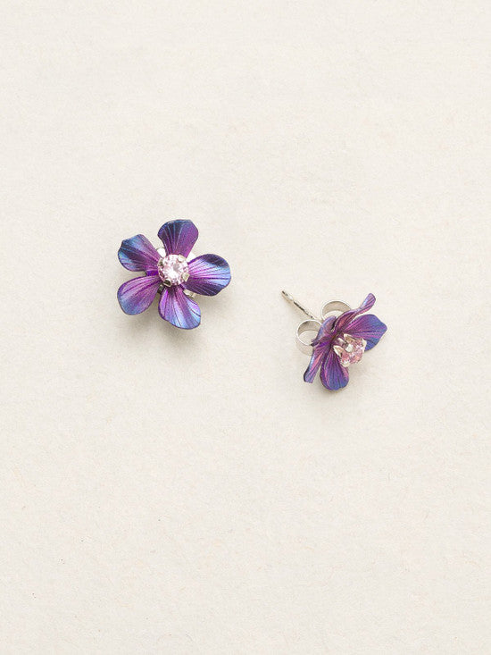 Holly Yashi Petite Plumeria Post Earrings