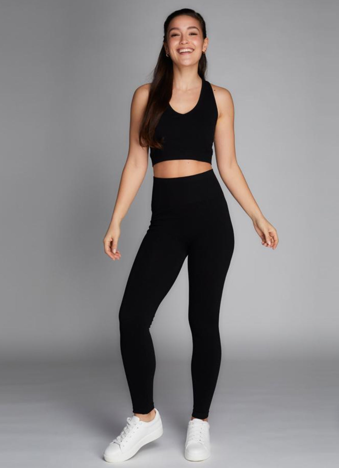 C'est Moi Rib High Waisted Legging - Multiple Color Options