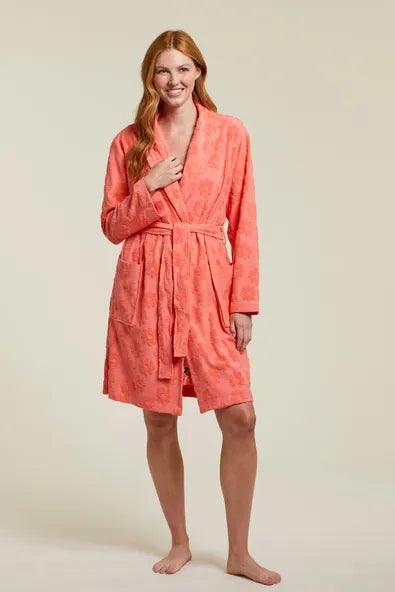Tribal Floral Textured Robe