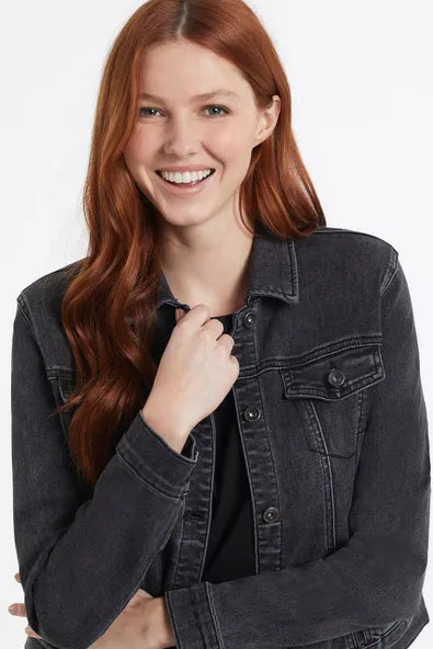Tribal Soft Stretch Denim Jacket