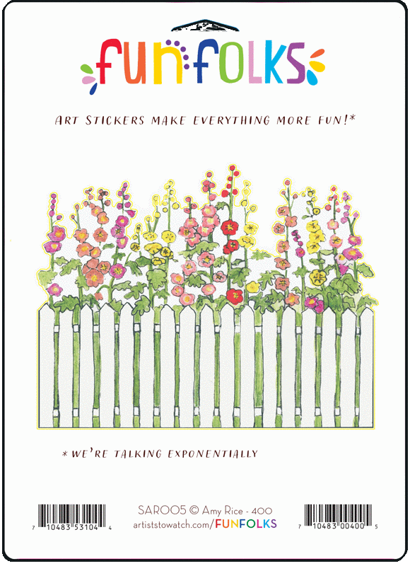 HollyHocks Vinyl Sticker