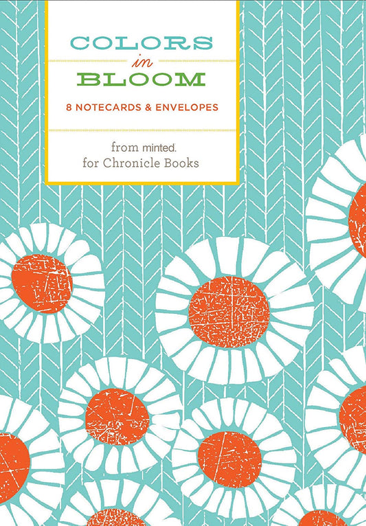 Colors in Bloom: 8 Notecards