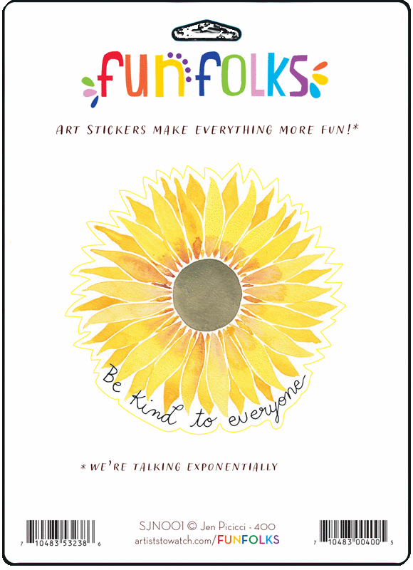 Be Kind To Everyone Vinyl Sticker