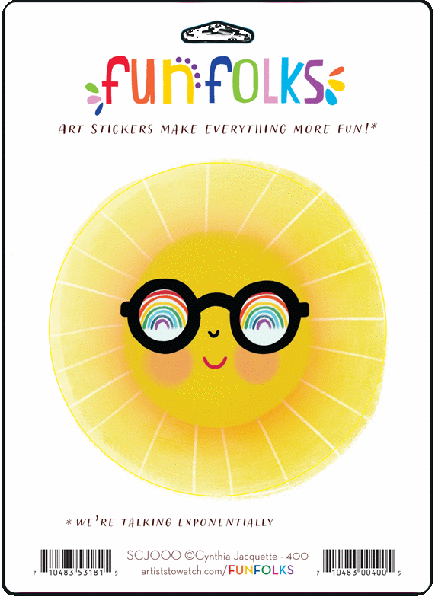 Brighter Days Vinyl Sticker